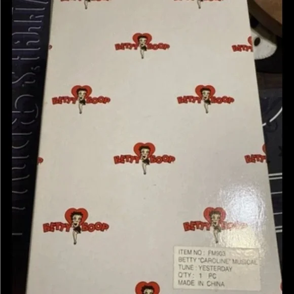 1998 Betty Boop Victorian Series Musical Figurine Vintage 1998 Limited Edition - Picture 11 of 12